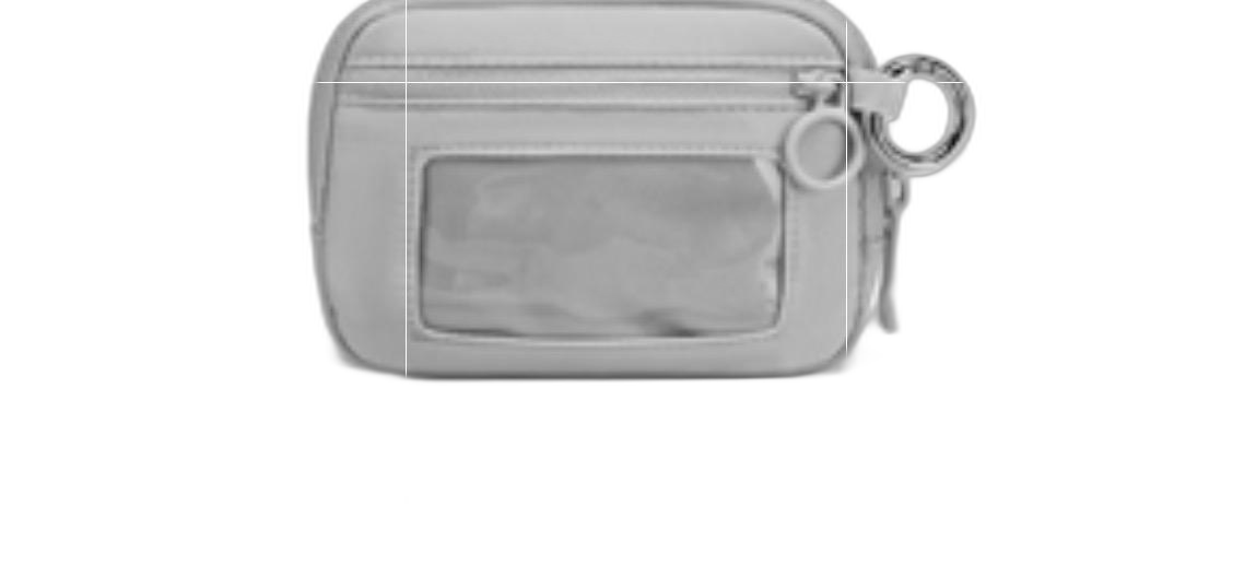 Zip pouch in Gray